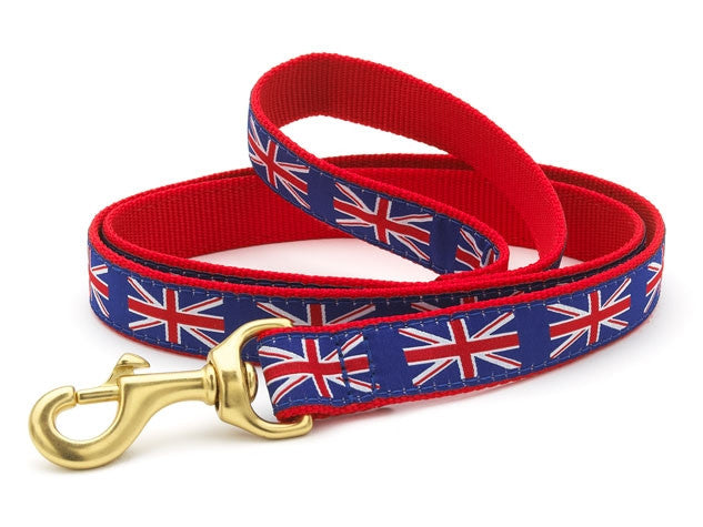 UpCountry Union Jack Dog Lead - Durable British Flag Design Dog Leash for Walking, Training & Outdoor Adventures