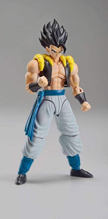 Figure Rise Standard Dragon Ball Super Super Saiyan Gogeta Action Figure Model Kit - Buildable Collectible for Anime Fans & Display Decor