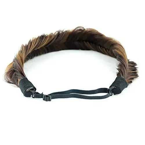 Elegant Fishtail Braided Headband - Stretchy Elastic Hair Accessory for Women & Girls - Perfect for Weddings, Parties, and Everyday Wear