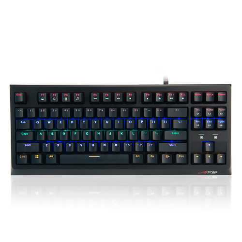 Akko MX300 87-Key NKRO USB Wired RGB Backlit Mechanical Gaming Keyboard - Mixed Color Switches for PC, Mac, Gaming & Office Use