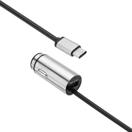 Bakeey 3.4A Fast Car Charger with Dual USB Ports & Type C/Micro USB Cable - Compatible with iPhone, Samsung, iPad, Tablet - Perfect for Road Trips & Travel Charging