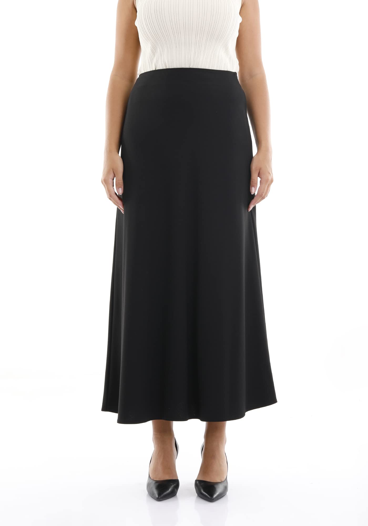 G-Line Women's Classic Half Circle Flowy Maxi Skirt - Elegant Boho Summer Skirt for Beach, Vacation & Casual Wear