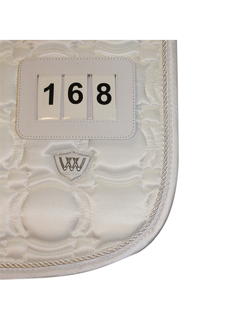 WoofWear Competition Saddle Pad Number Holder - Horse Riding Show Jumping & Dressage Accessories for Equestrian Events