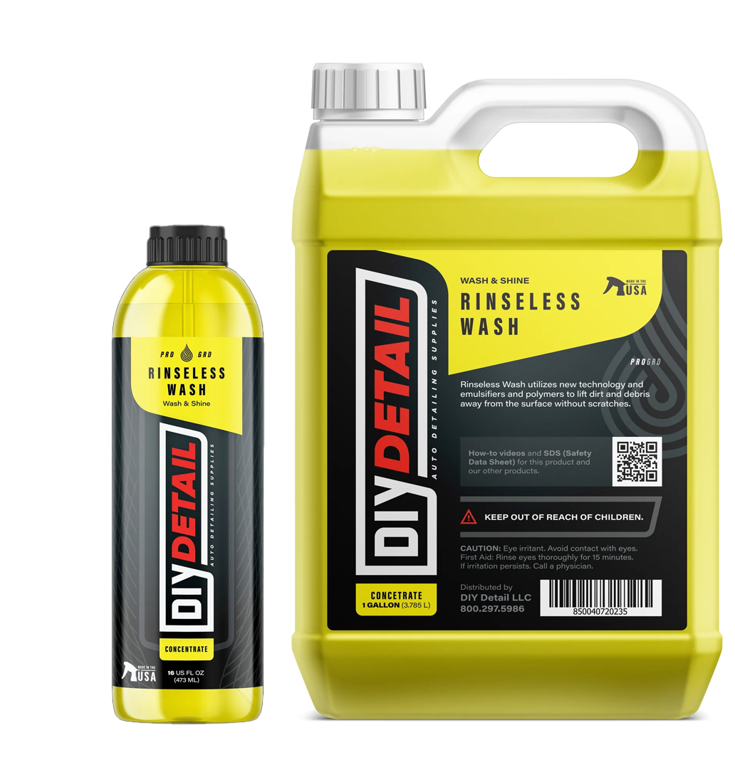 DIY Detail Rinseless Wash V2 - Waterless Car Wash Concentrate for Spot-Free Cleaning | Perfect for Home, Garage & Mobile Detailing
