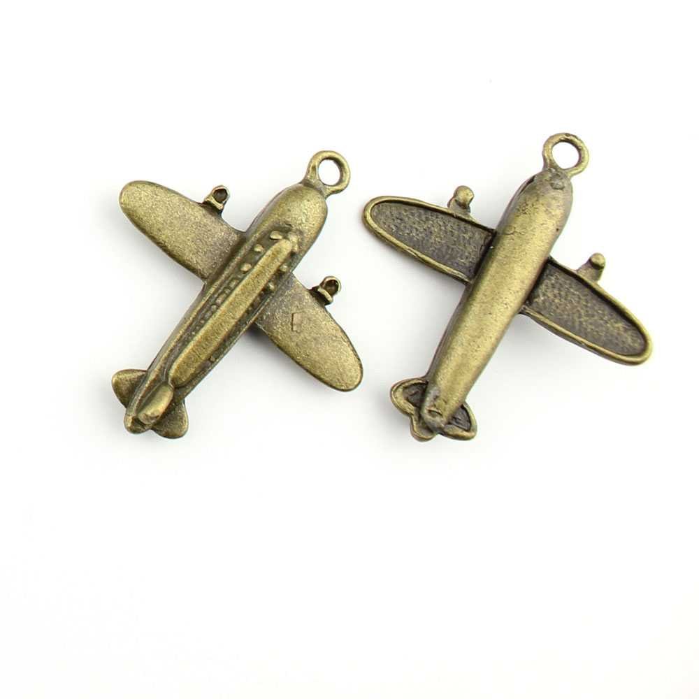 Wholesale Aviation Aircraft Pendant Charms for Jewelry Making & Repair - Perfect for DIY Crafts, Necklaces, Bracelets, and Keychains