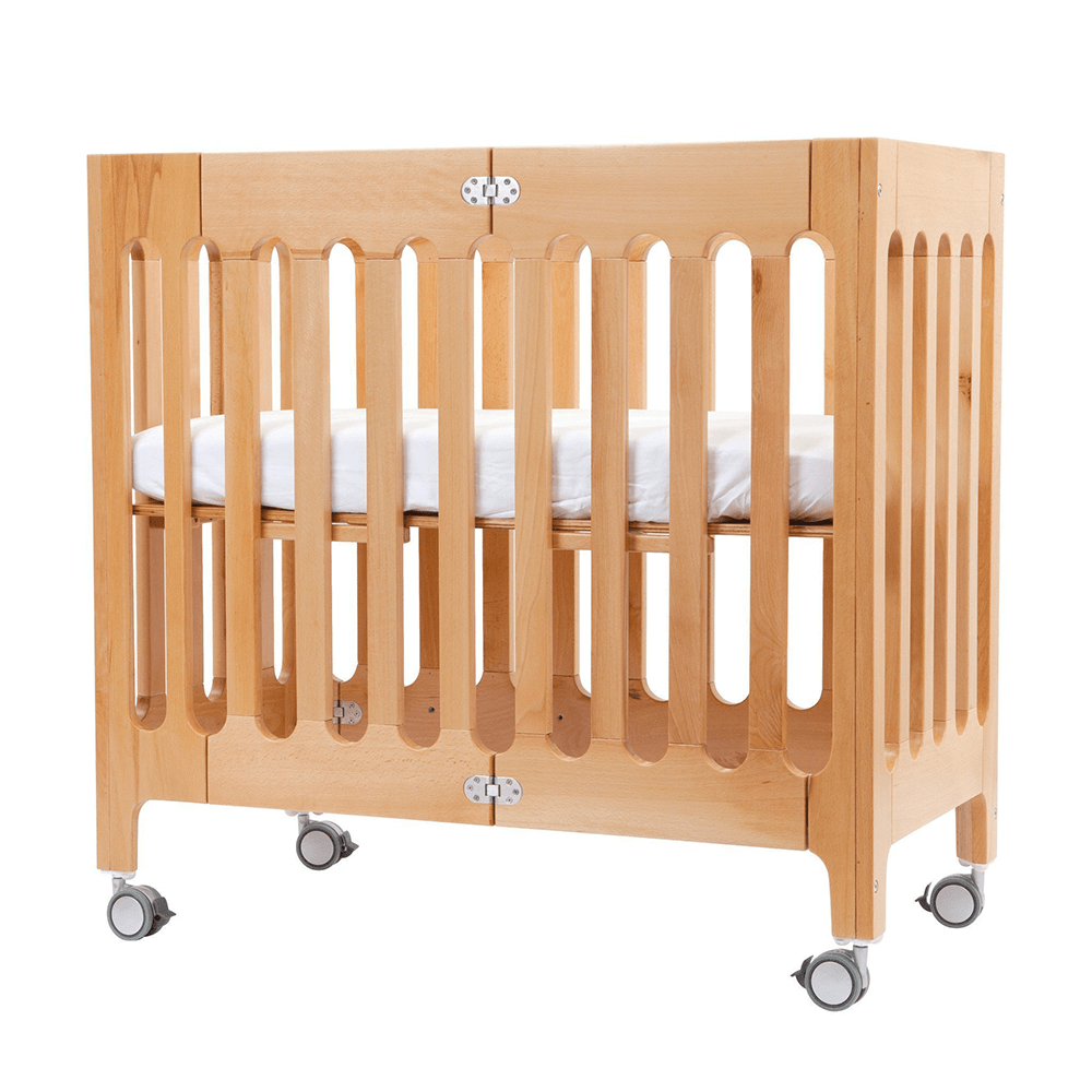 Bloom Baby Alma Mini Crib - Portable Lightweight Baby Crib for Nursery, Travel & Small Spaces | Compact Safe Sleep Solution for Newborns & Toddlers