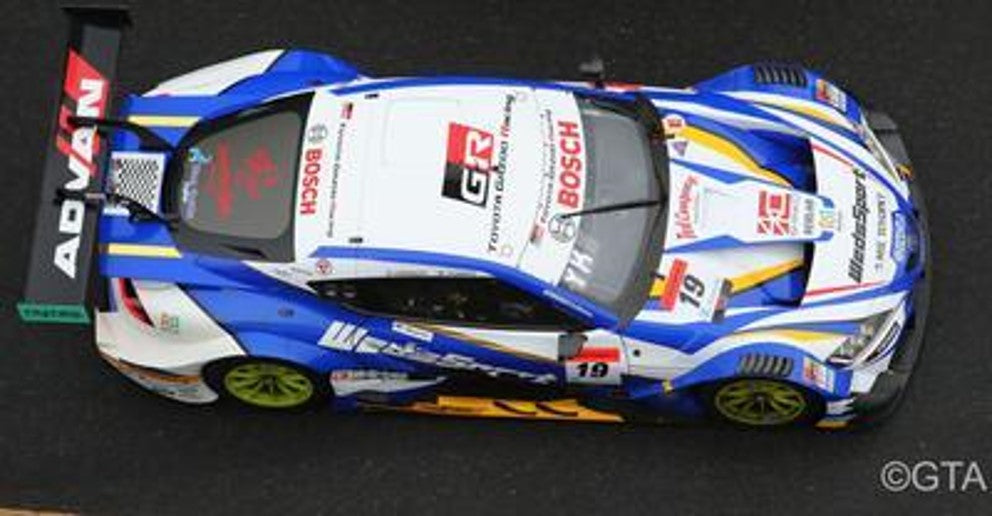1:43 Scale WedsSport ADVAN GR Supra No.19 GT500 SUPER GT 2023 Diecast Model Car - TGR TEAM WedsSport BANDOH Racing Collectible - Perfect for Display, Racing Enthusiasts & Diecast Collections