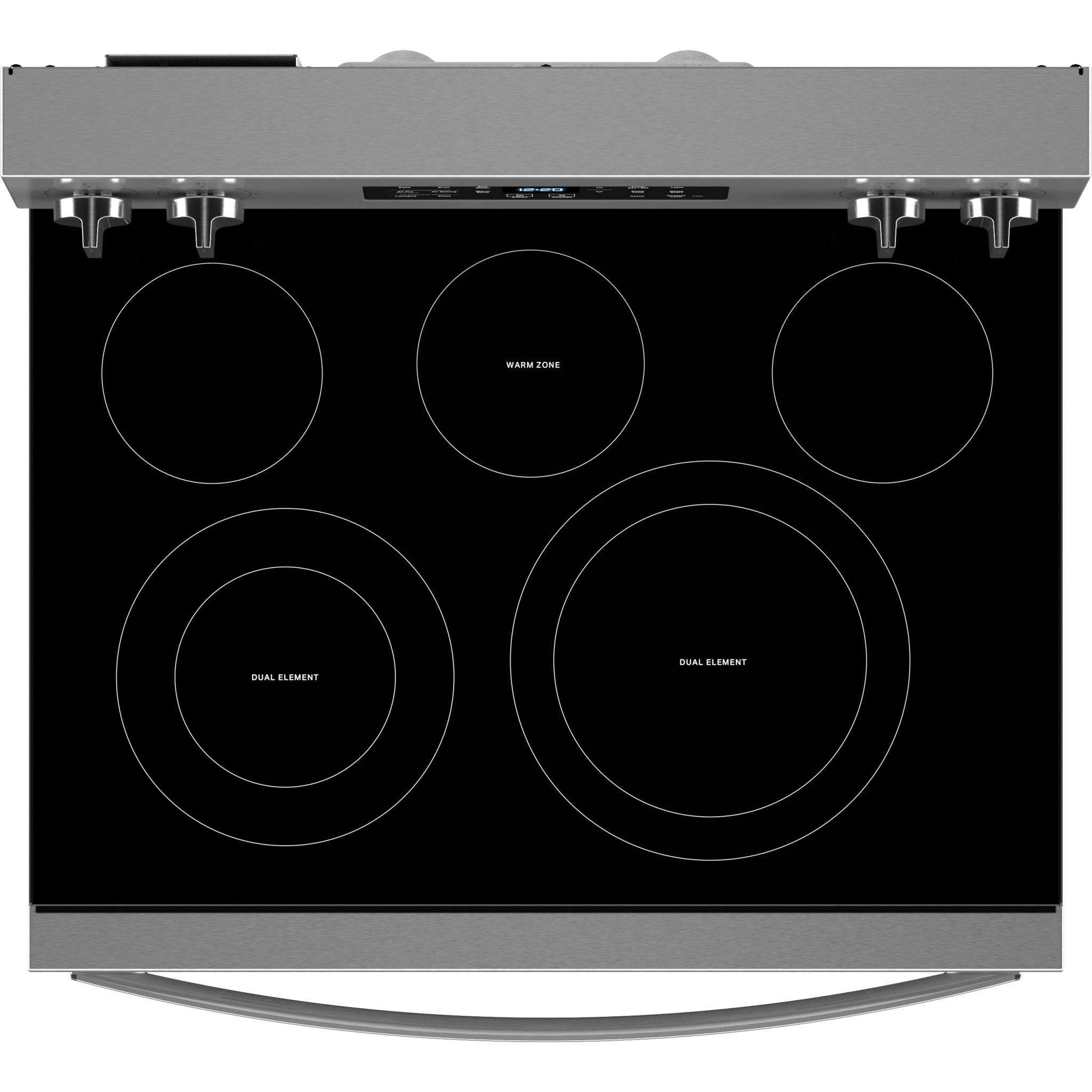 Whirlpool 30 Inch Electric Range with Fingerprint Resistant Stainless Steel (Model YWFES5030RZ) - Perfect for Modern Kitchens & Home Cooking