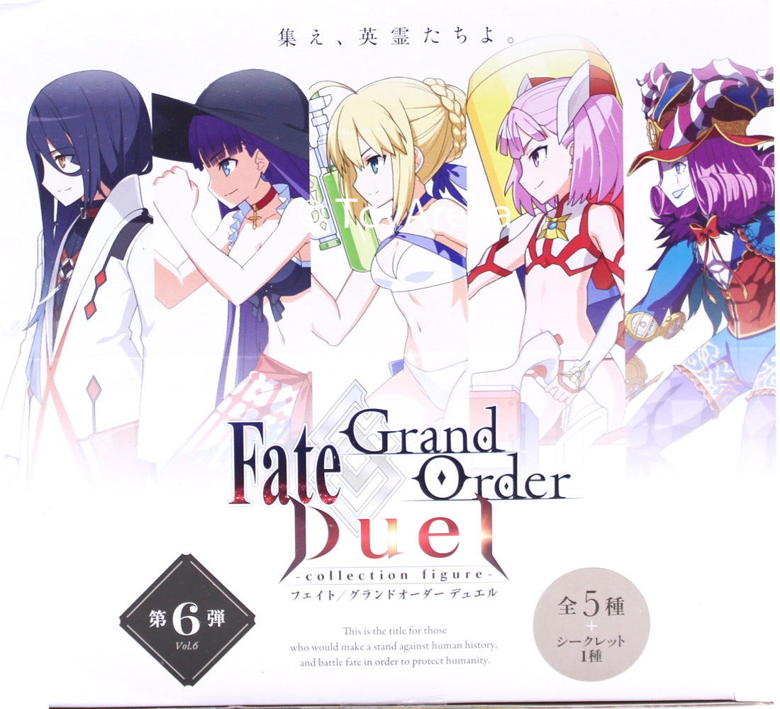 Fate Grand Order Duel Collection Vol.6 - Set of 6 Trading Figures - Anime Collectibles for Display & Gifts - Perfect for Home Decor, Office Display, and Anime Fan Collections