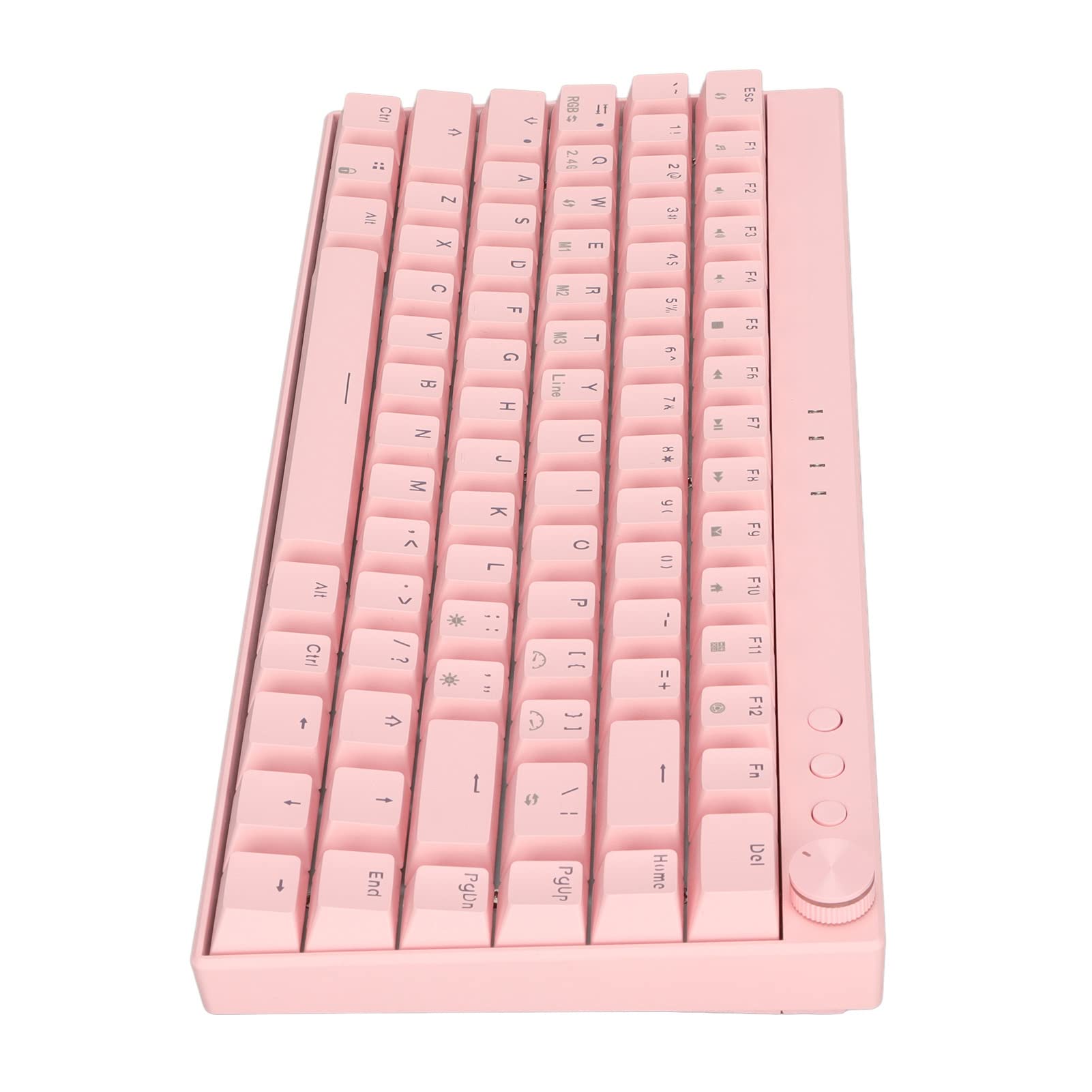 Sorandy 82 Key Mechanical Gaming Keyboard - USB Type C Wired RGB Backlit Keyboard with Volume Knob | Brown Switches for Windows PC Gamers | Perfect for Esports, Streaming & Office Work