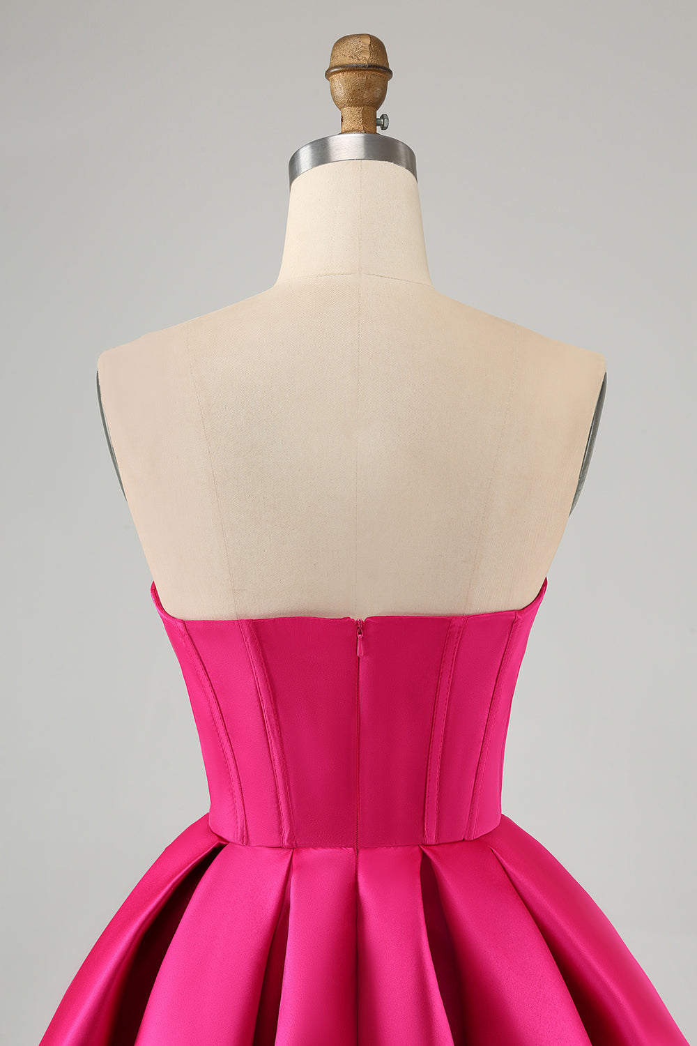 Elegant Fuchsia A-Line Sweetheart Corset Prom Dress with Beading - Perfect for Homecoming, Prom, and Formal Events