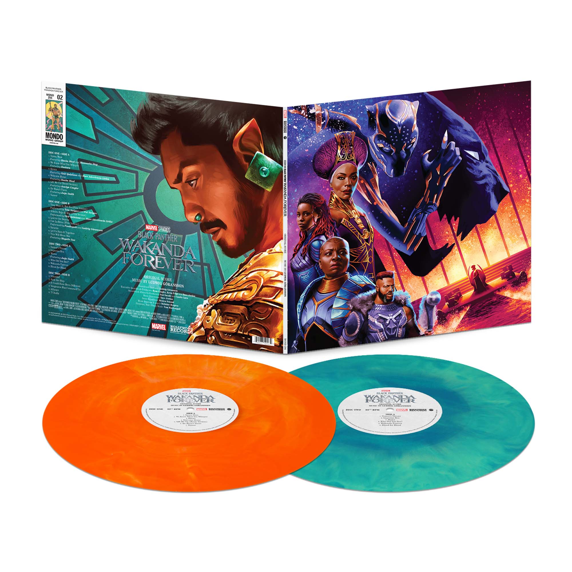 Marvel's Black Panther: Wakanda Forever Original Soundtrack 2XLP Vinyl Record - Perfect for Movie Fans, Collectors & Home Theater Enthusiasts