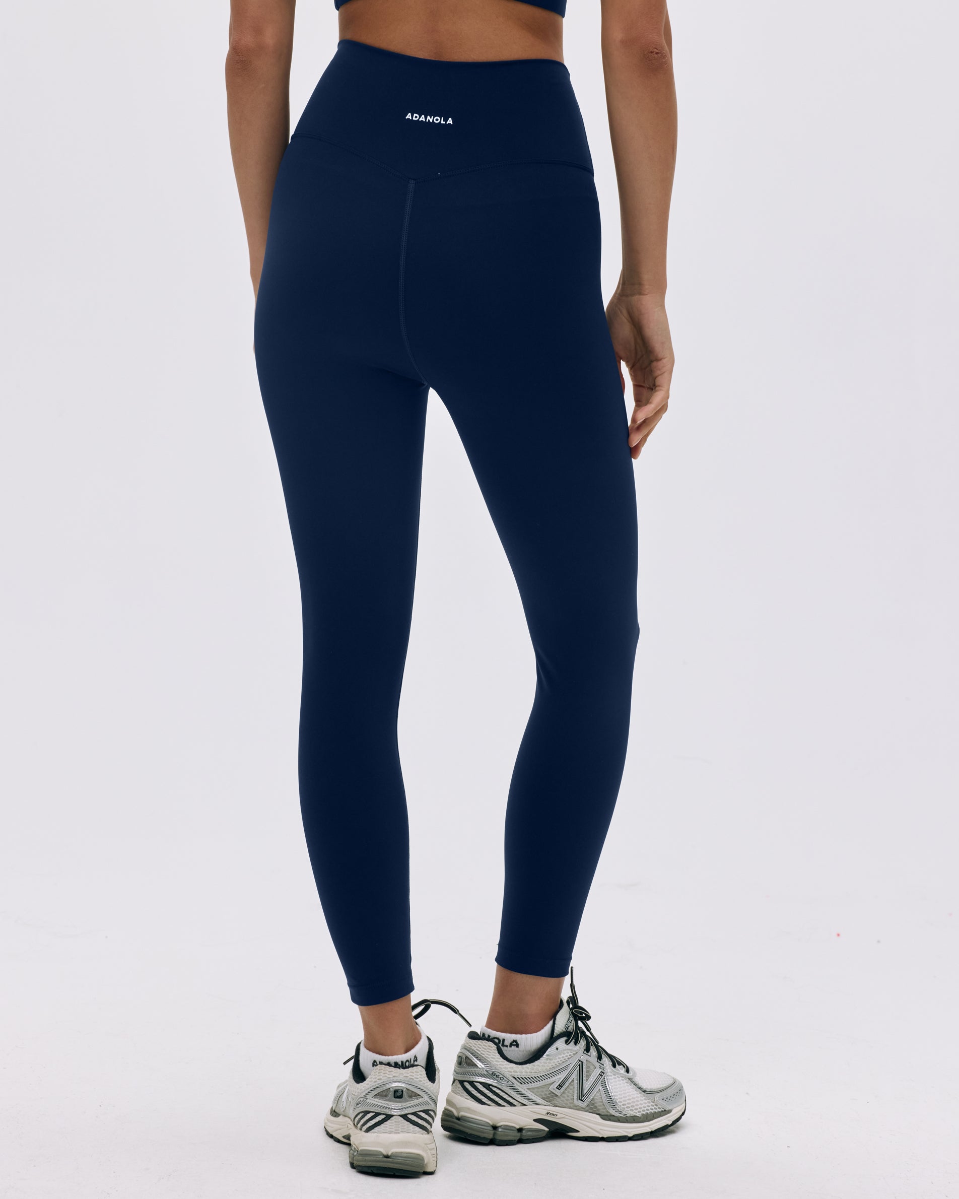 Best High-Waisted Yoga Leggings for Women - Navy Blue - Comfortable & Stretchy Workout Pants for Running, Gym & Lounge