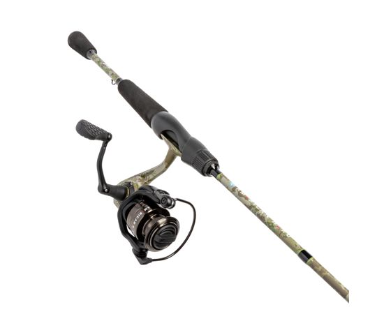 Lew's American Hero Camo Spinning Fishing Rod and Reel Combo - Lightweight Graphite Rod with Smooth Ball Bearing Reel for Freshwater and Saltwater Fishing | Perfect for Bass, Trout, and Walleye Anglers