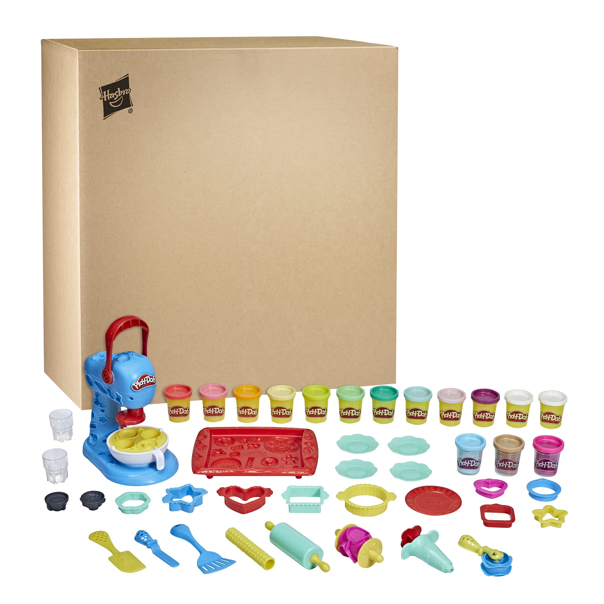 Play-Doh Kitchen Creations Ultimate Cookie Baking Playset - Toy Mixer, 25 Tools & 15 Non-Toxic Play Doh Cans | Amazon Exclusive Toddler Toys for Creative Pretend Play & Early Childhood Development