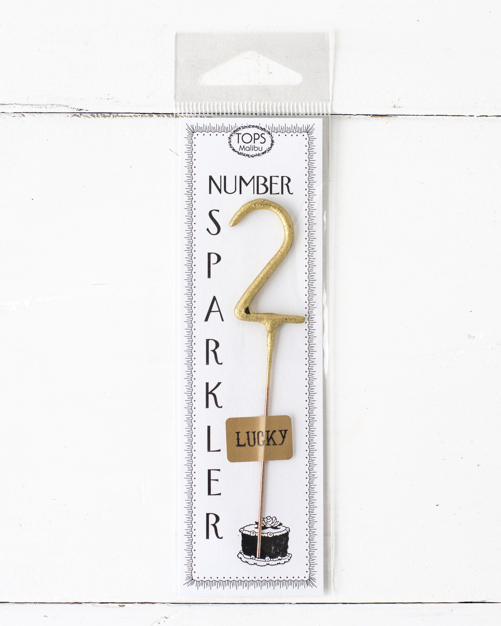 24K Gold Number Cake Topper Sparklers - Birthday Wedding Anniversary Party Decorations - Perfect for Celebrations, Photos & Special Events