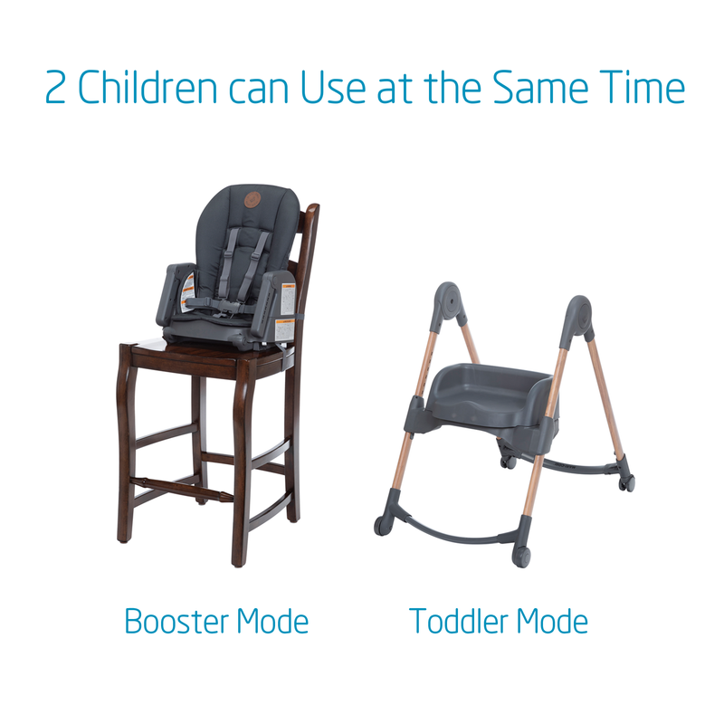 Maxi Cosi Minla High Chair - Adjustable Baby Feeding Chair with 3 Recline Positions & Removable Tray - Perfect for Infants & Toddlers at Home or Restaurant
