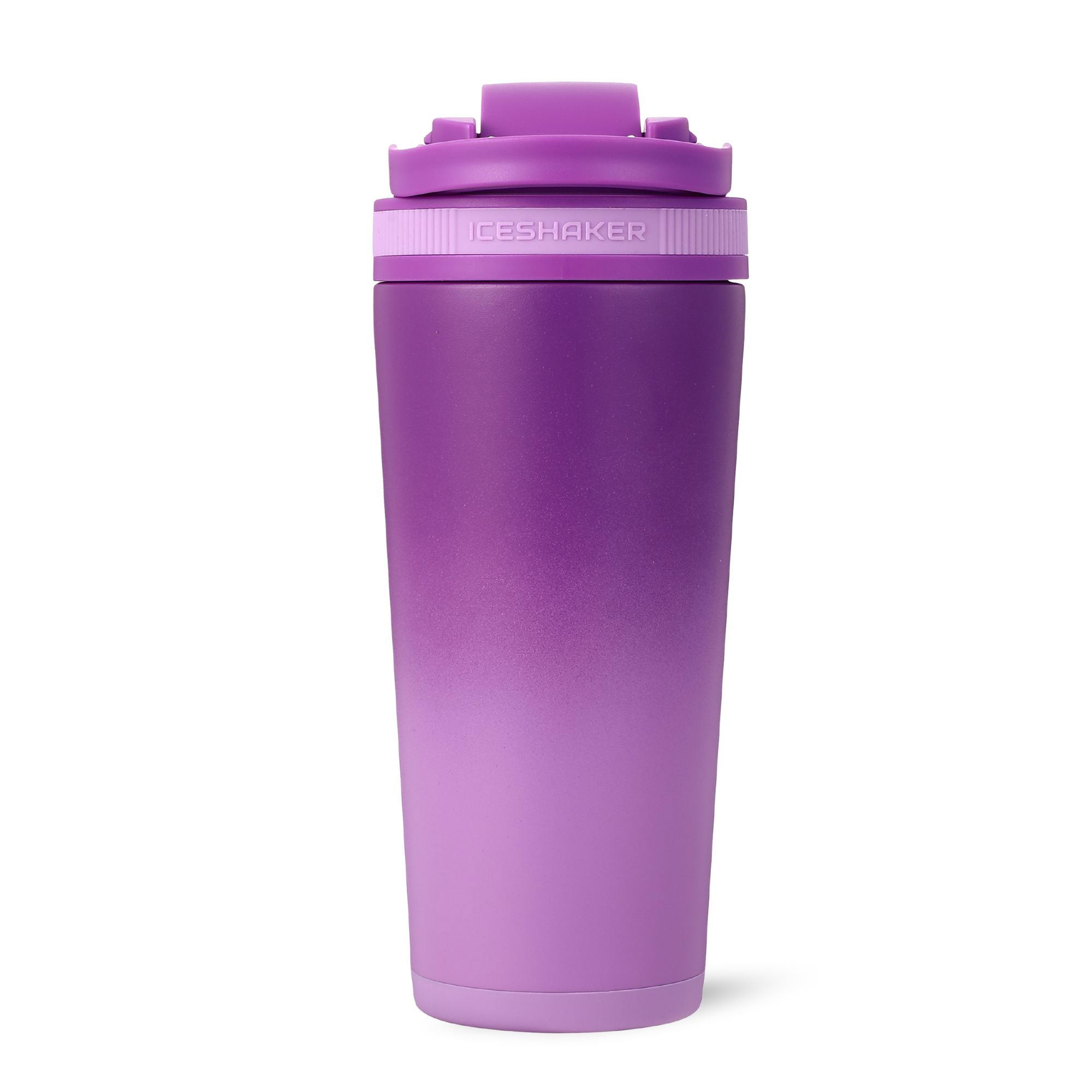 26oz Insulated Stainless Steel Ice Shaker Bottle - Purple Color Rush for Gym, Workouts & Outdoor Activities