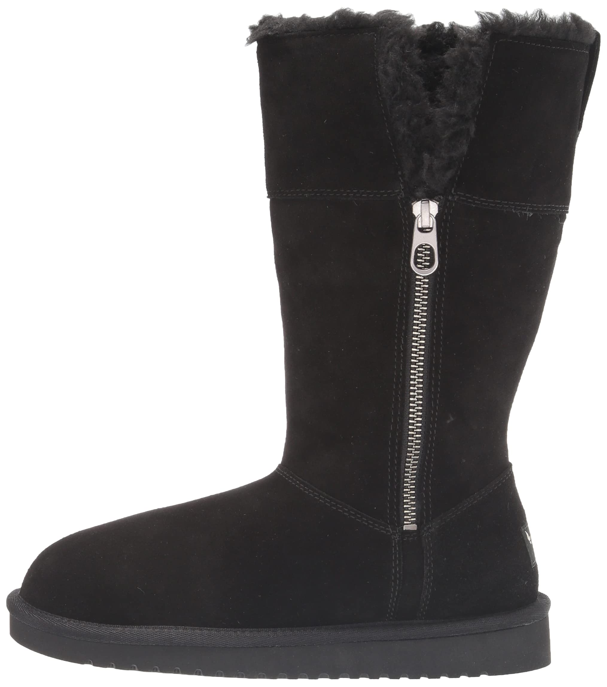 Koolaburra by UGG Women's Aribel Tall Winter Boots - Waterproof Suede & Fleece Lined Snow Boots for Women - Perfect for Cold Weather, Snow Days & Outdoor Activities