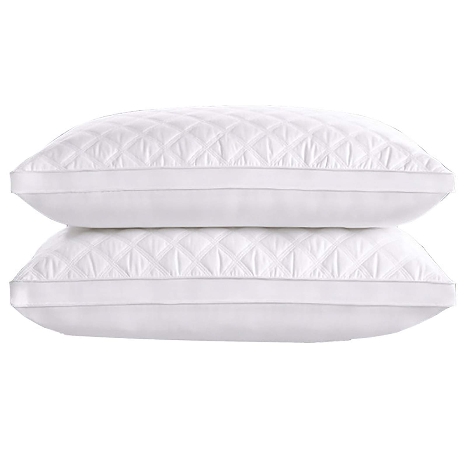 Premium Hotel Collection Bed Pillow Set of 2 - Ultra Soft Down Alternative Pillows for Side & Back Sleepers, Hypoallergenic Gusseted Design for Optimal Support | Perfect for Home, Guest Room & Luxury Hotels