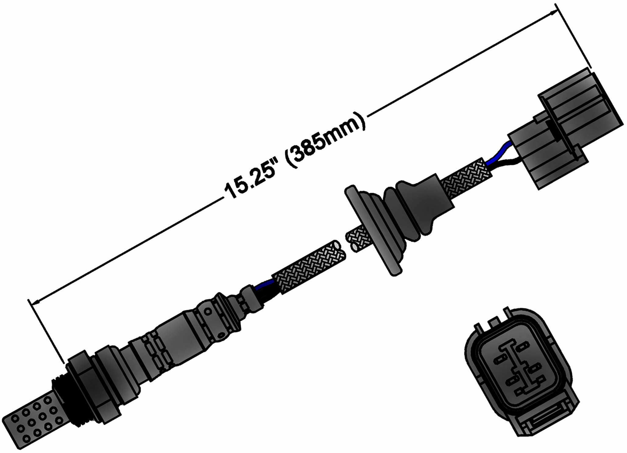 ACDelco Gold 213-1393 Heated Oxygen Sensor - High Performance O2 Sensor for GM, Chevy, Buick, Cadillac | Improves Fuel Efficiency & Engine Performance | Perfect for Daily Commuting & Road Trips