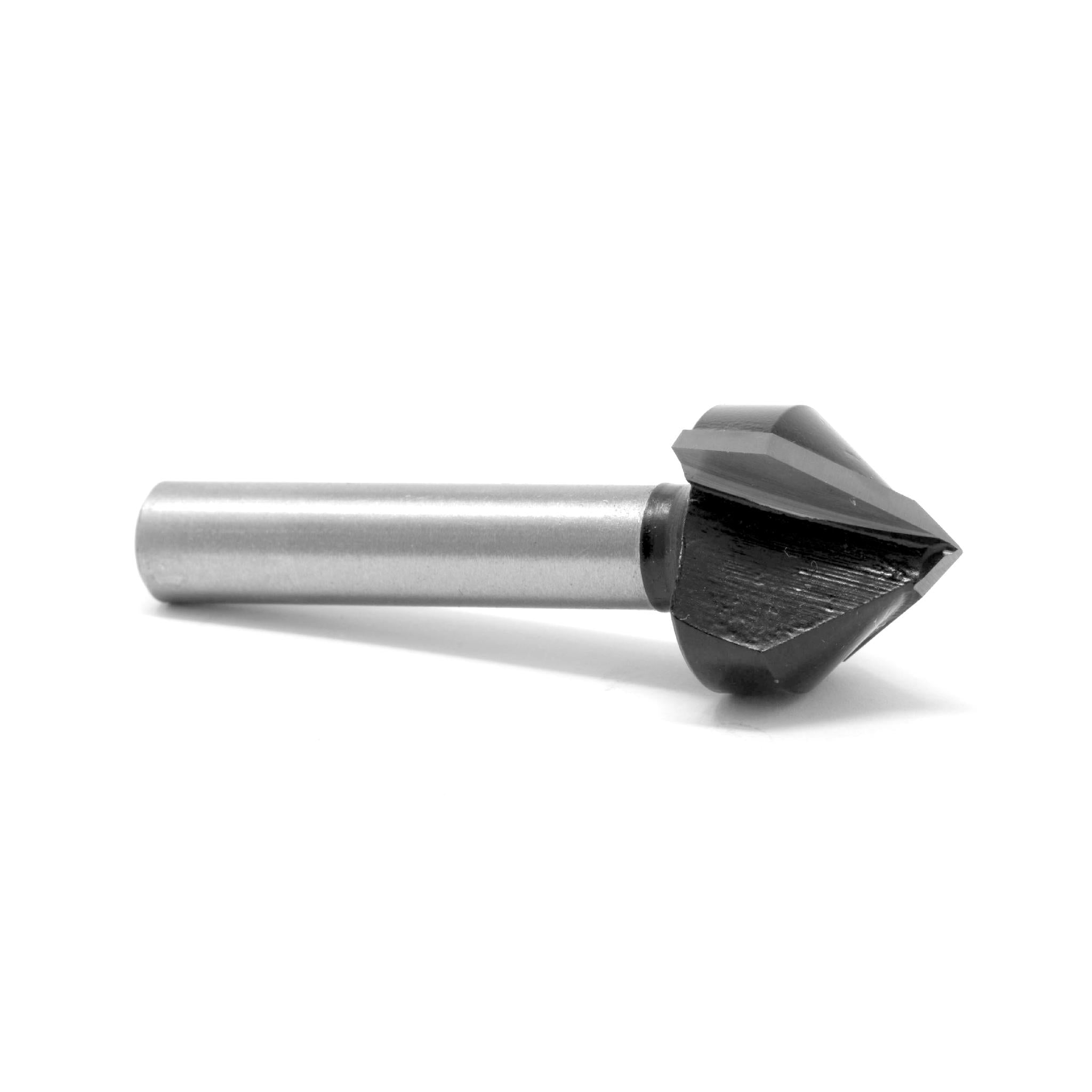 WEN RB303VG 5/8 Inch V Groove Carbide Tipped Router Bit with 1/4 Inch Shank - Perfect for Woodworking, Cabinetry, and DIY Projects
