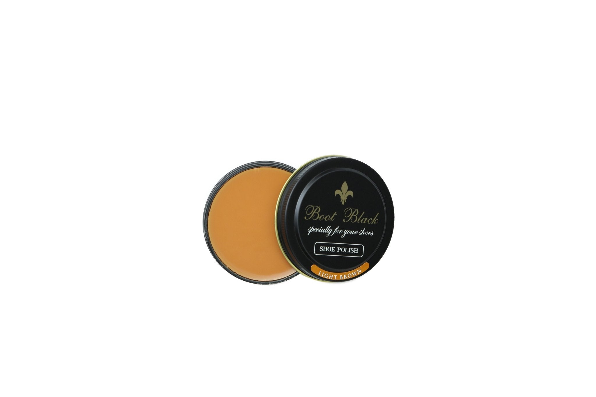Premium BOOT BLACK Shoe Polish - Light Brown for Leather Boots & Shoes | Restores Shine & Protects | Ideal for Daily Care, Work Boots & Formal Footwear