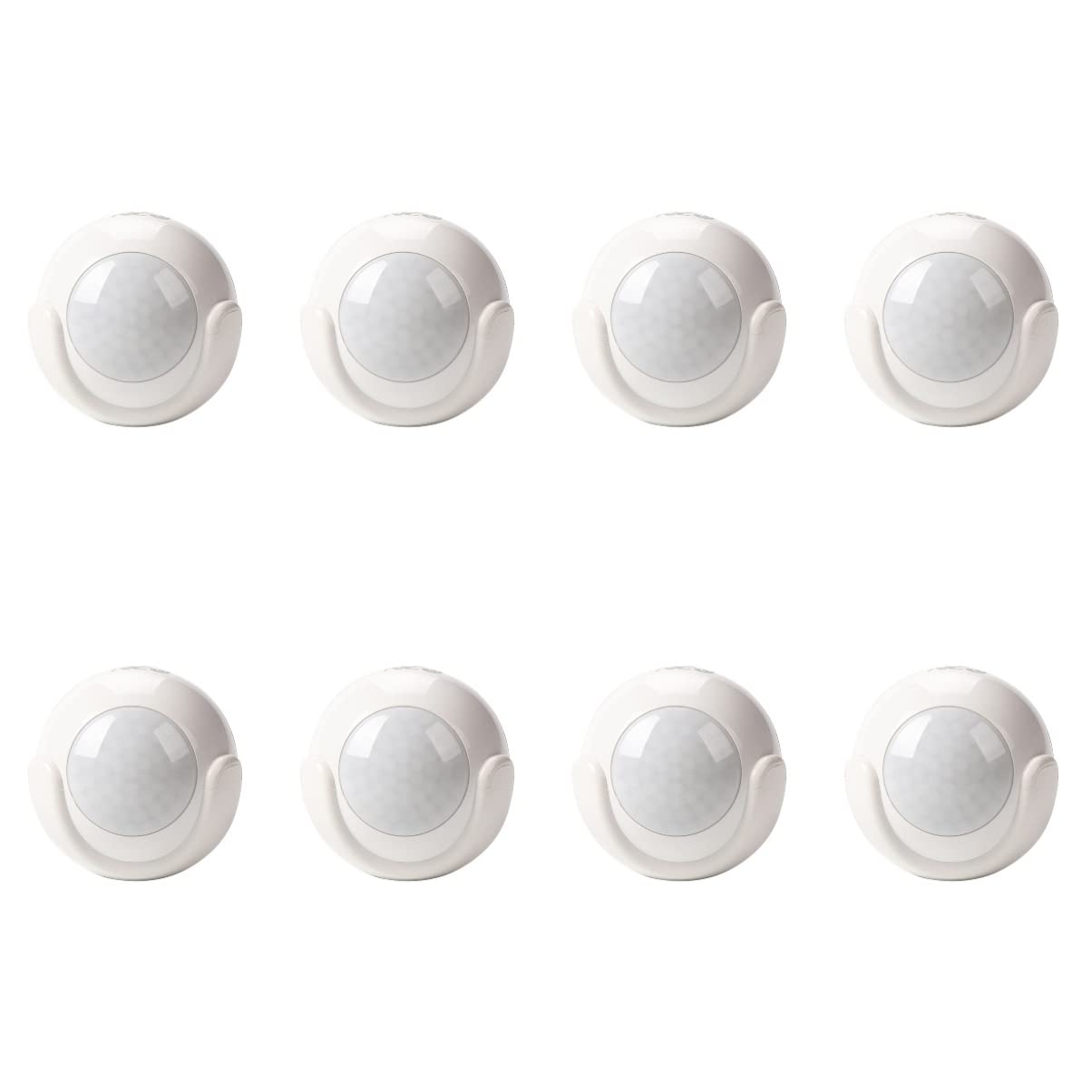 Mobestech 8-Pack Wireless WiFi PIR Motion Sensor Detector - Smart Home Security Alarm System for Indoor/Outdoor Use