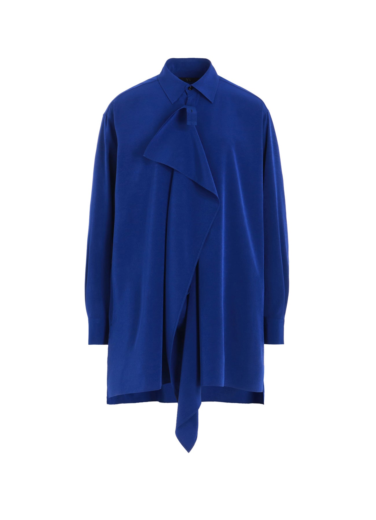 Elegant Crepe de Chine Blouse with Placket - Women's Fashion Top for Work, Office & Casual Wear