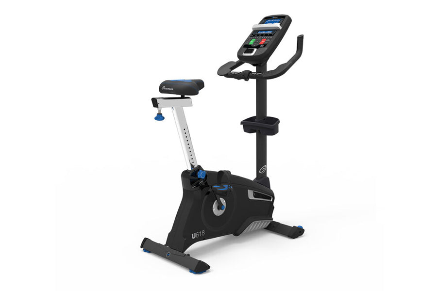Nautilus U618 Upright Exercise Bike for Home Gym - Quiet Magnetic Resistance Indoor Cycling Bike with LCD Display & Heart Rate Monitor - Perfect for Cardio Workouts & Weight Loss Training