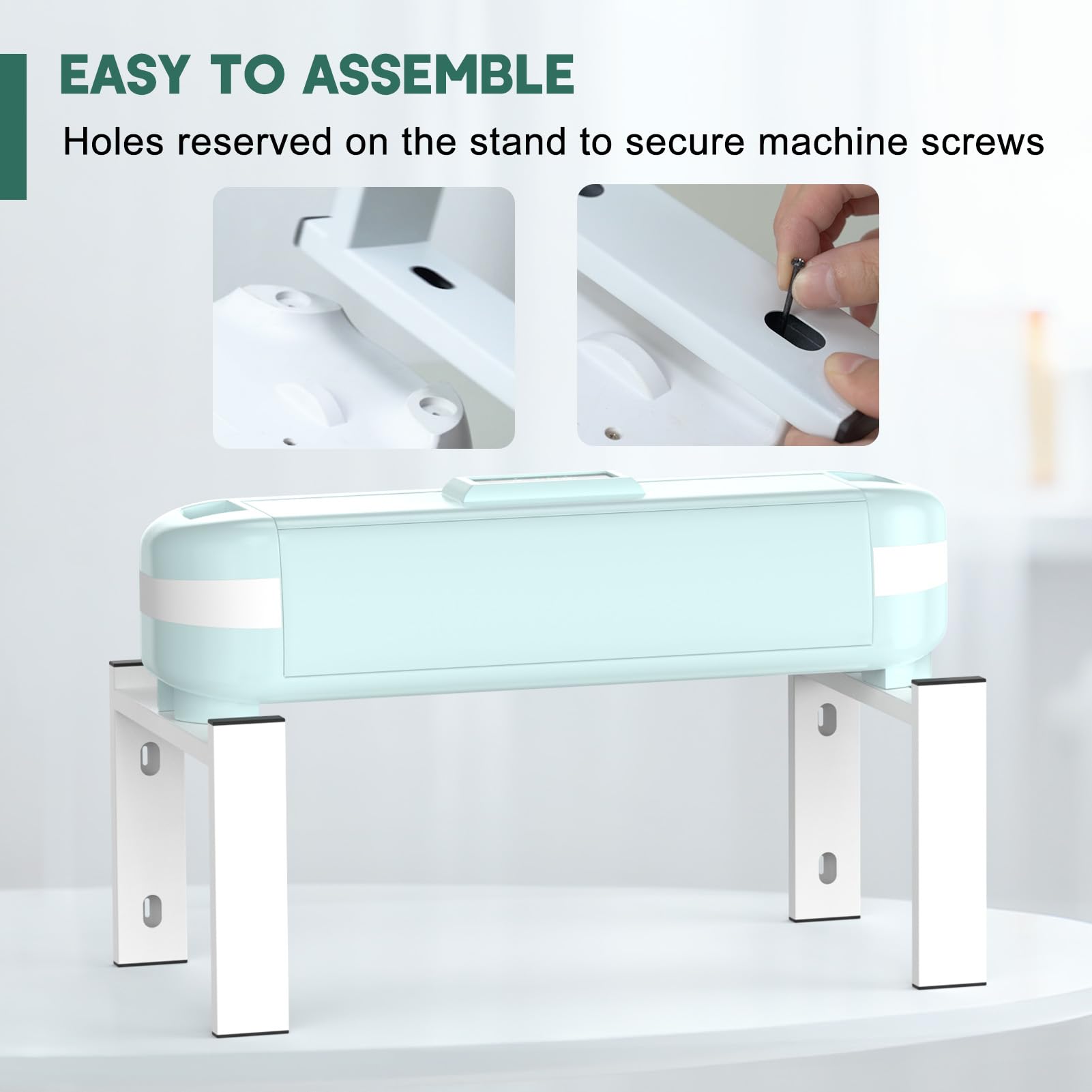 2-in-1 Stand Legs for Cricut Maker 3/Maker/Explore 3/Explore Air 2 - Dual Machine Stand with Storage Organizer | Craft Room Accessories for Vinyl Cutting & DIY Projects