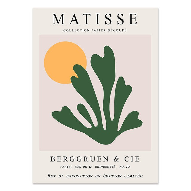 Matisse Abstract Art Canvas Posters - Modern Wall Decor for Living Room, Bedroom & Office | High-Quality Fine Art Prints