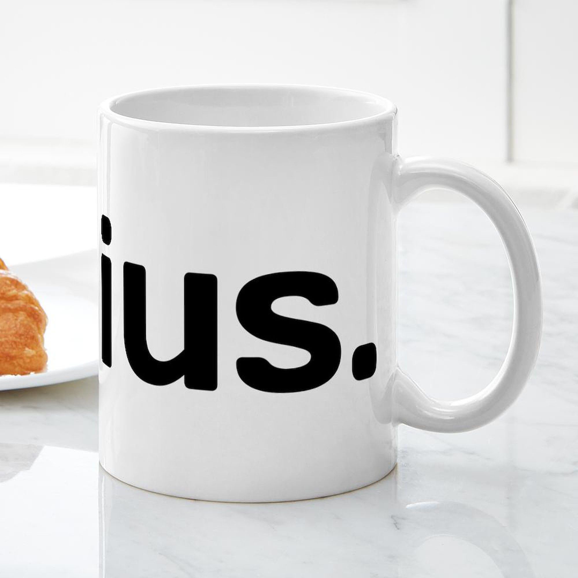 Jenius 11 oz (325 ml) Ceramic Coffee Mug - Funny Novelty Gift for Coffee Lovers, Office Use, Home Decor & Daily Drinking