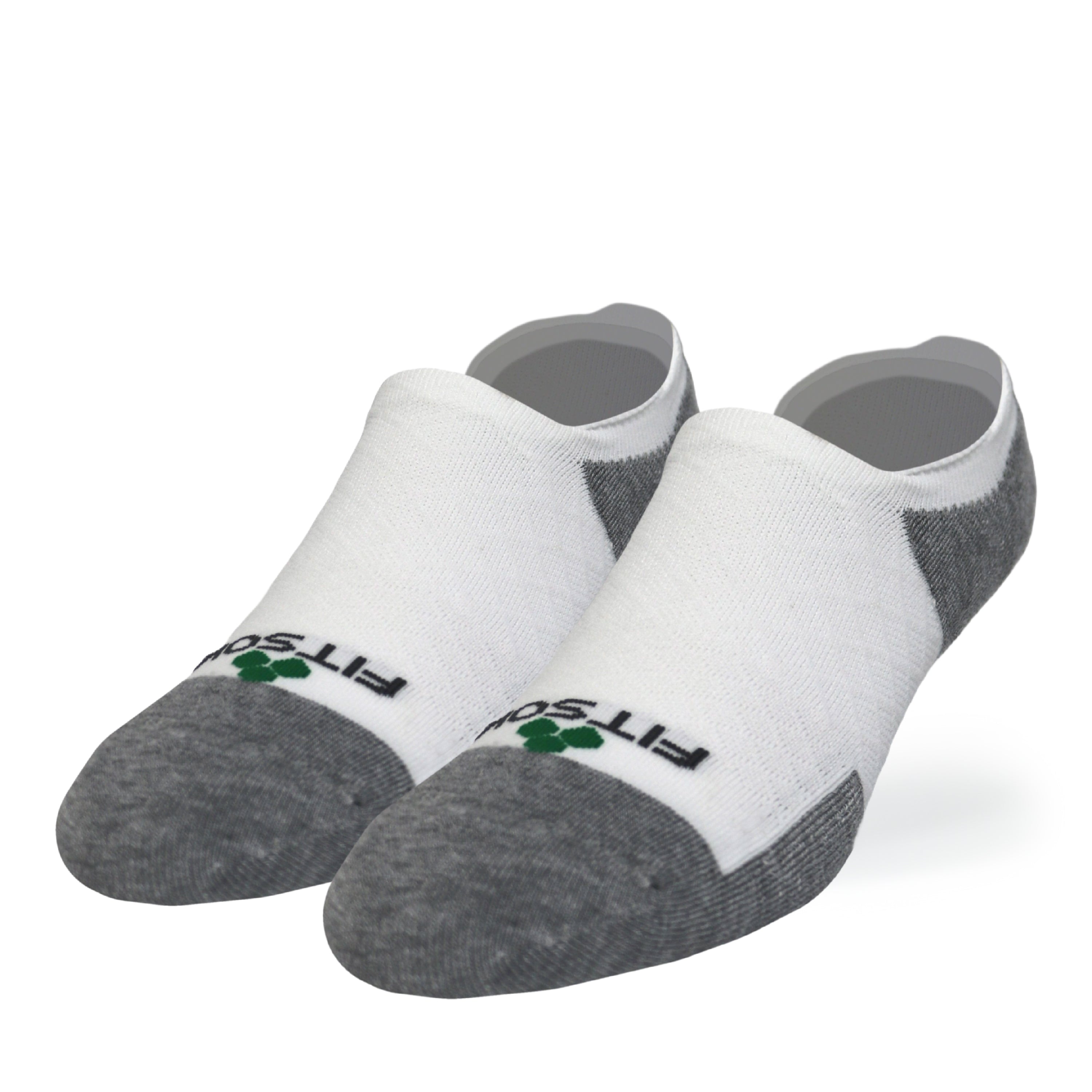 No Show Socks for Women & Men - Invisible Low Cut Liner Socks (3 Pack, White) - Perfect for Sneakers, Loafers & Dress Shoes