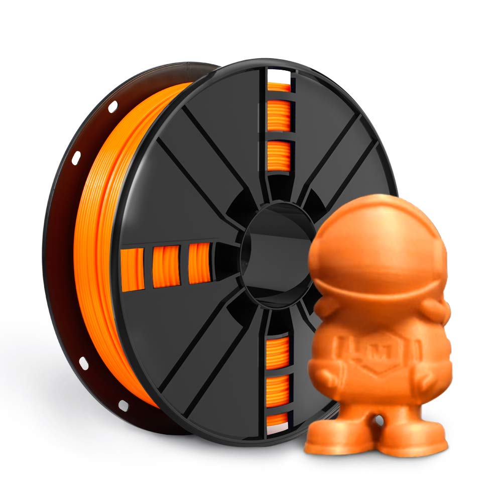 NovaMaker Orange ABS 3D Printer Filament 1.75mm, Low Odor & High Precision (+/-0.03mm), 1kg Spool (2.2lbs) - Perfect for DIY Projects, Prototyping & Home 3D Printing