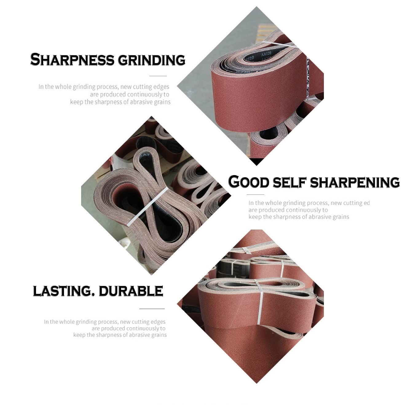 1.5x30 Inch Aluminum Oxide Sanding Belts 10-Pack - 40/1000 Grits for Wood, Metal, Automotive & Welding - Durable Grinding & Polishing Abrasive Belts for Belt Sanders - Perfect for Rust Removal, Fine Finishing & DIY Projects