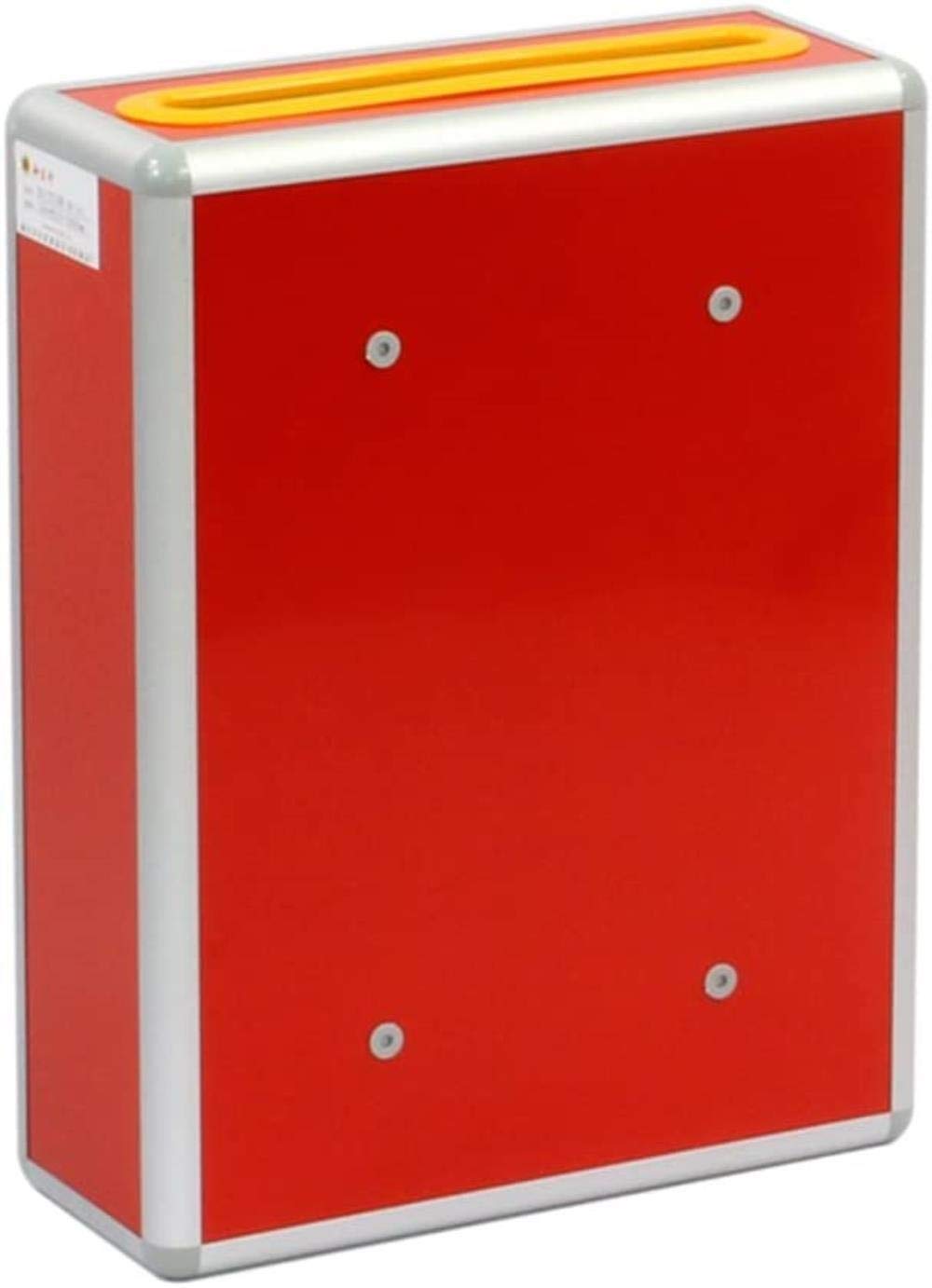 Red Mailbox Postbox - Durable Wall-Mounted for Elections & Donations