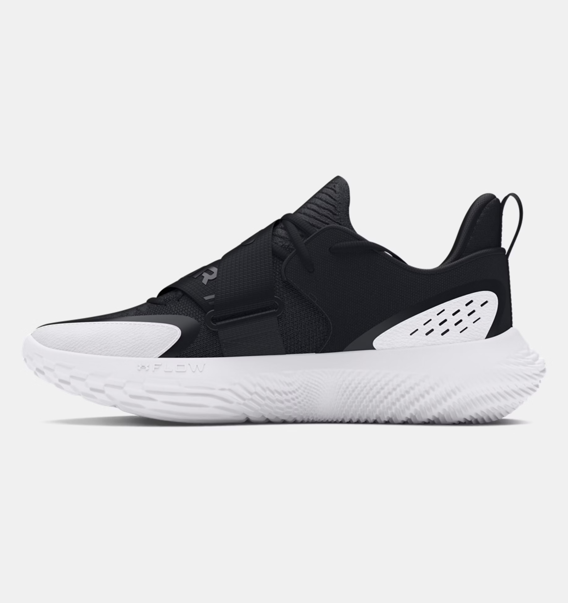 Under Armour FUTUR X 4 Running Shoes for Men - Black/White | Lightweight Athletic Sneakers for Training, Gym & Streetwear
