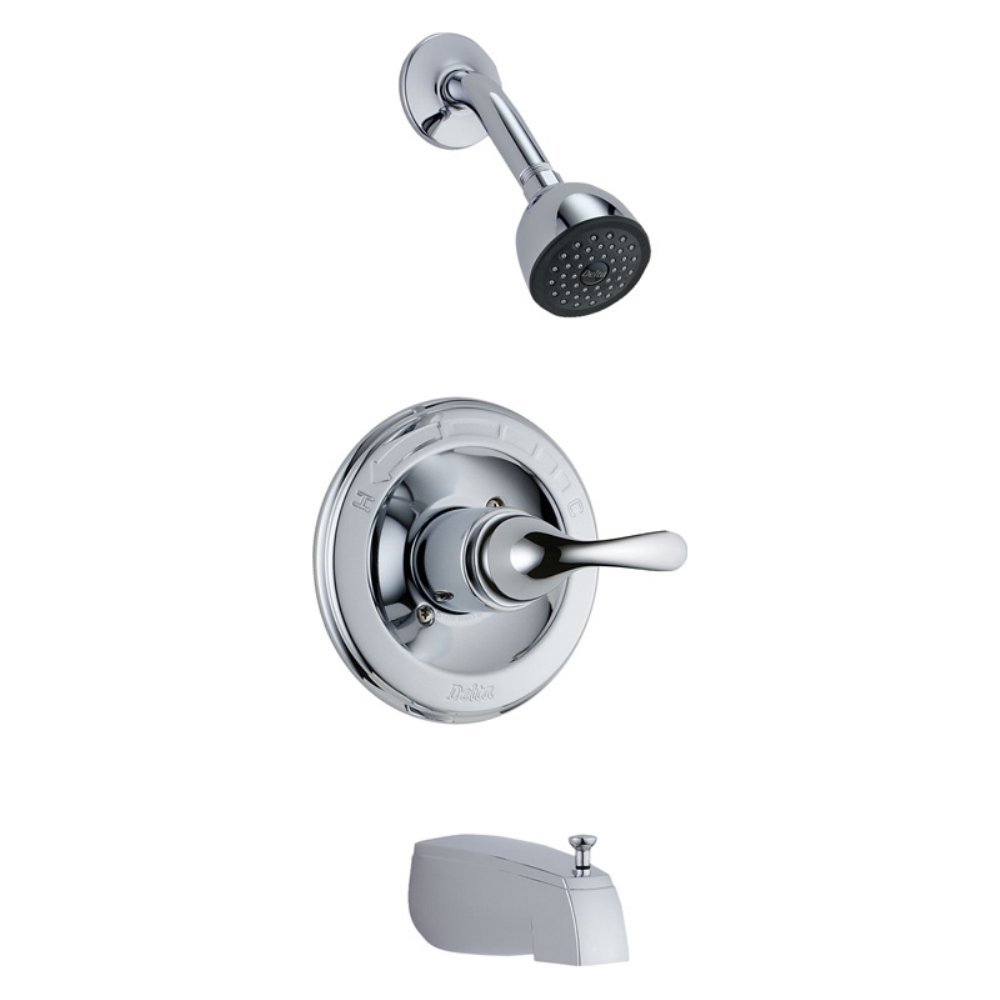 Delta T13420 Classic 13 Series Single-Spray Touch-Clean Shower Trim Kit with Chrome Finish - Ideal for Bathroom & Shower Renovation Projects