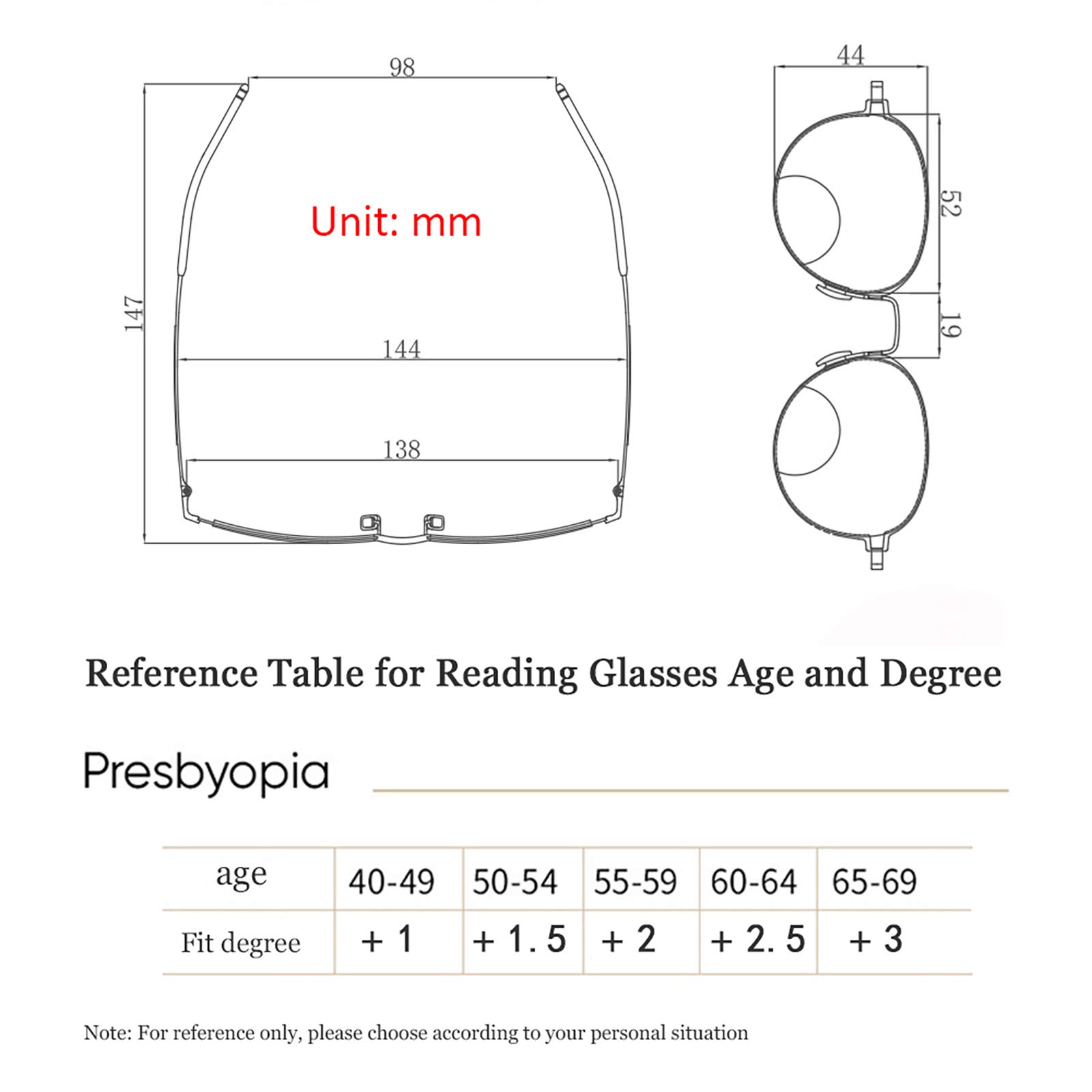 Blue Light Blocking Reading Glasses for Women - Stylish Round Frame Bifocal Readers for Gaming, Reading & Computer Use - Lightweight +3.0 Magnification for Near & Far Vision - Perfect for Office, Home & Travel