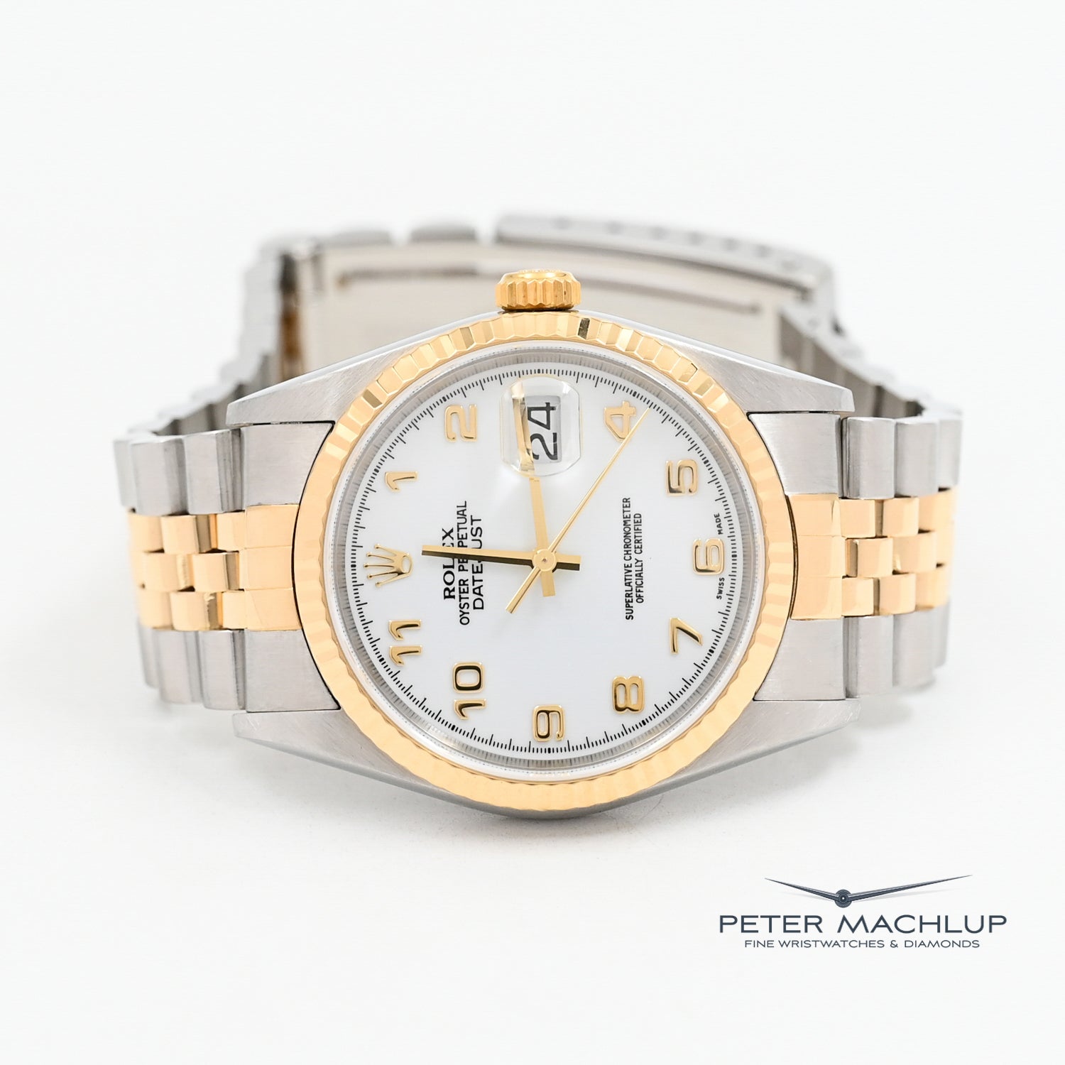 Authentic Rolex Datejust 36mm Stainless Steel Watch 2001 Model - Luxury Timepiece for Men, Perfect for Business, Formal Events & Collectors