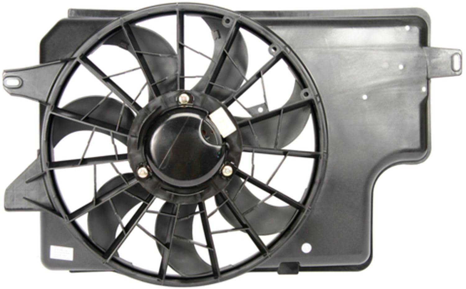Four Seasons 75405 Radiator/Condenser Fan Motor Assembly - Replacement for AC Cooling System - Perfect for Trucks, SUVs & Vehicles in Hot Climates