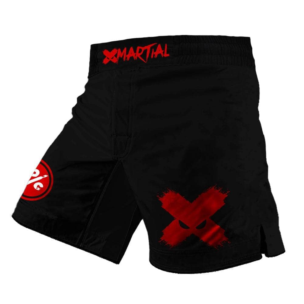 XMartial Minimalist 2.0 Hybrid MMA Shorts - Lightweight Training & Combat Shorts for MMA, BJJ, Muay Thai - Perfect for Gym Workouts & Martial Arts Competition