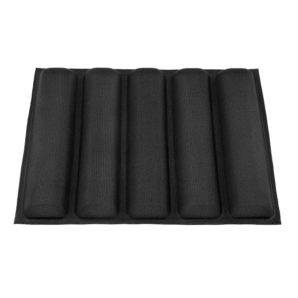 LetCart Silicone Bread Bakeware Set - Oblong Baguette Pan, French Bread Mold & Baking Tray for Homemade Artisan Loaves | Perfect for French Toast, Sandwiches & Holiday Baking