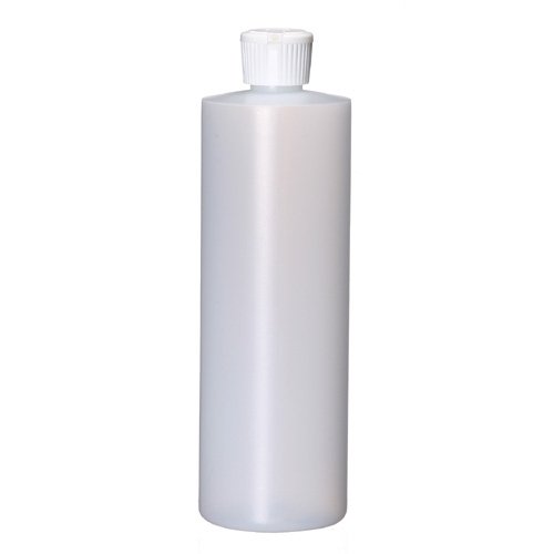 Bargz 16 oz Empty Plastic Bottles - 12 Pack Refillable Cylinder Containers for DIY, Travel, Storage & More | Bulk Multi-Purpose Plastic Bottles for Lotions, Oils, Shampoo & Cosmetics