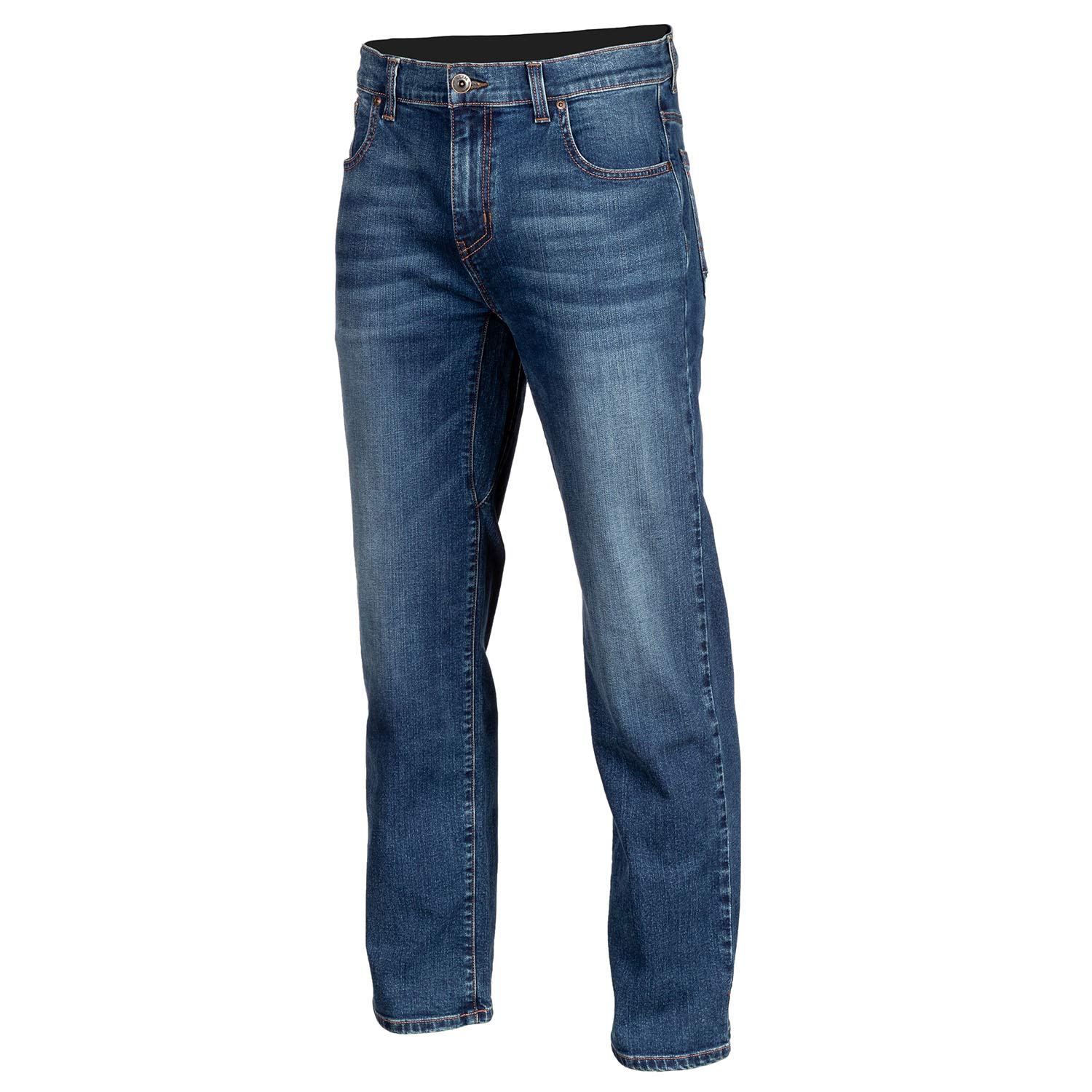 Klim Unlimited Straight Stretch Denim Jeans for Men - 34x32 Cobalt Blue | Comfortable & Durable Slim Fit Denim Pants for Casual Wear, Work & Everyday Outfits