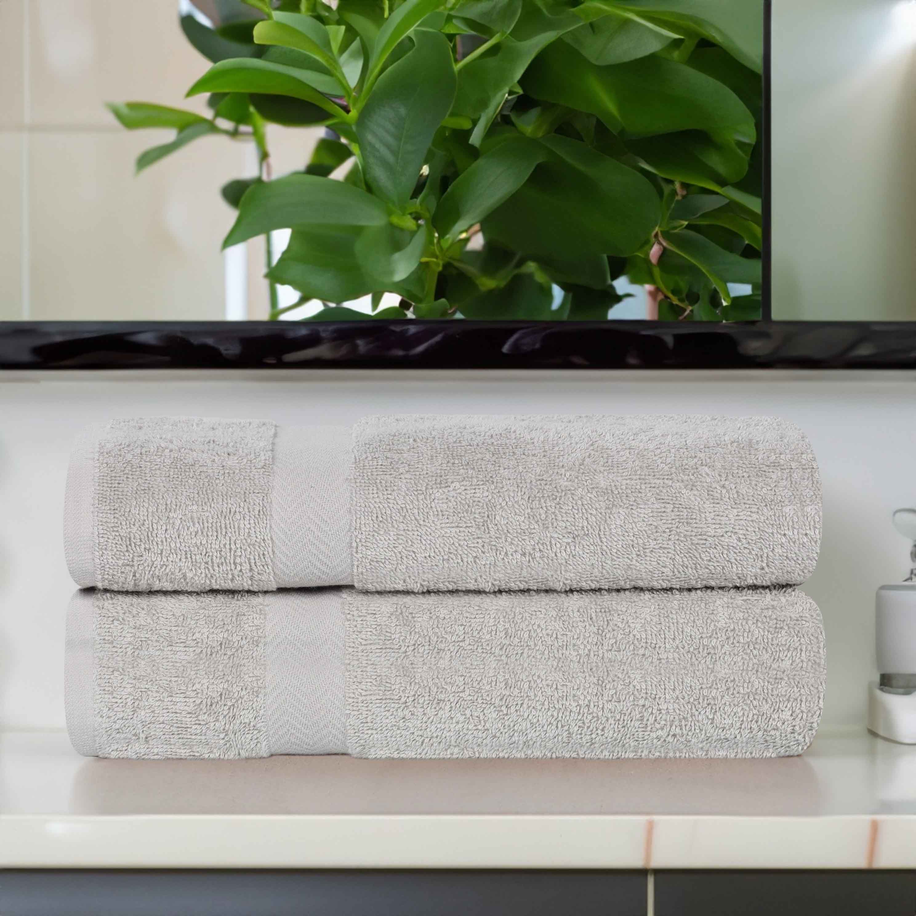 Franklin Eco-Friendly Organic Cotton 2-Piece Bath Sheet Set | Ultra Soft & Absorbent Towels for Spa, Beach & Luxury Bathroom Use