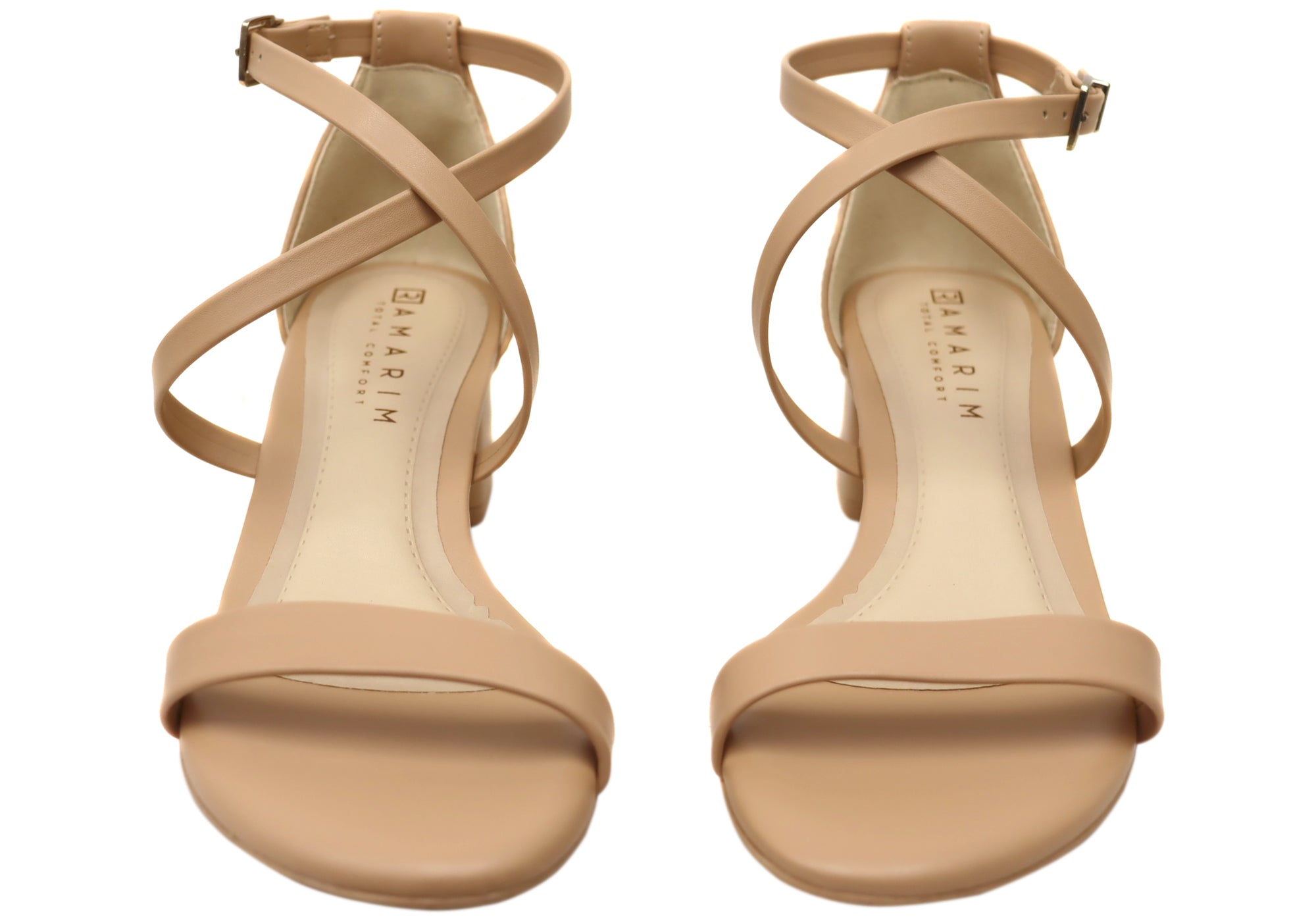 Ramarim Total Comfort Women's Mid Heel Sandals - Brazilian Made Leather Summer Shoes for Walking, Travel & Casual Outfits