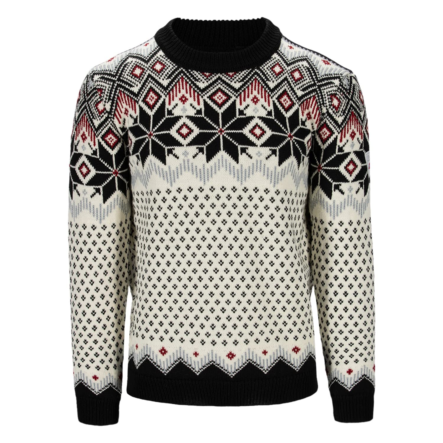 Dale of Norway Vegard Men's 100% Lightweight Wool Sweater - Regular Fit Pullover for Men | Warm & Comfortable Winter Knitwear for Outdoor Activities & Casual Wear