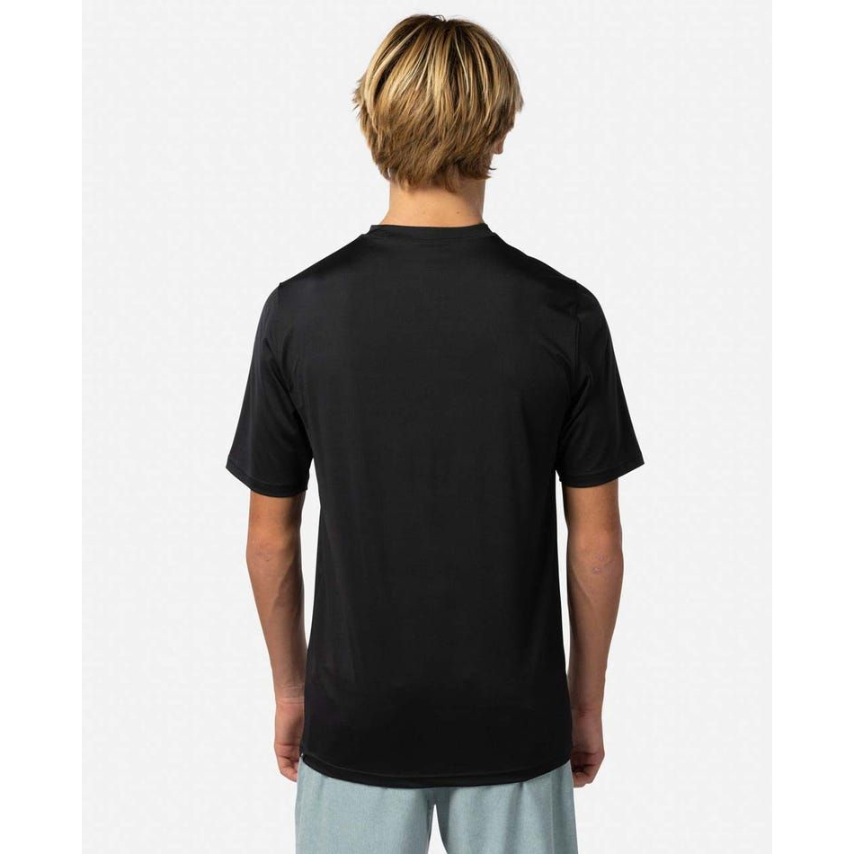 Rip Curl Island Vibe Short Sleeve Relaxed UPF 50+ Sun Protection T-Shirt for Men - Comfortable Beach & Surf Wear for Summer Vacation, Surfing, and Outdoor Activities